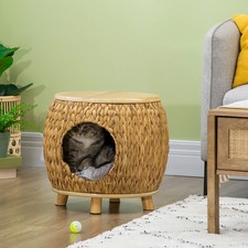 Katzenhöhle Rattan 2-in-1