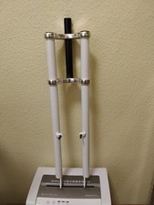 Gabel Chopper Cruiser Fahrrad Doppelbrücke co 66cm Gesamtgröße in weiß