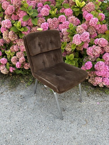 Stuhl aus samt brown jahre - samt,