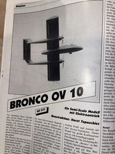 Bauplan für Elektrofahrzeug Bronco OV10, 175 cm Spannweite
