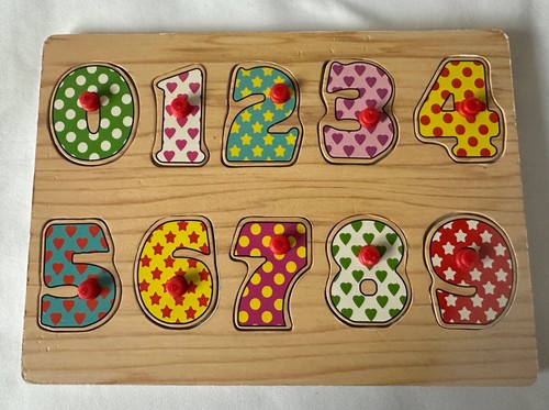 Einlegepuzzle zahlen - einlegepuzzle,