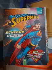 SUPERMAN  Action Rätsel  Mal- und Rätselheft incl. Stickern und Poster- 4 STÜCK-