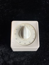 Kurzzeitmesser Uhr Stoppuhr mit Alarm Junghans Limitierte Auflage Weiß Vintage 