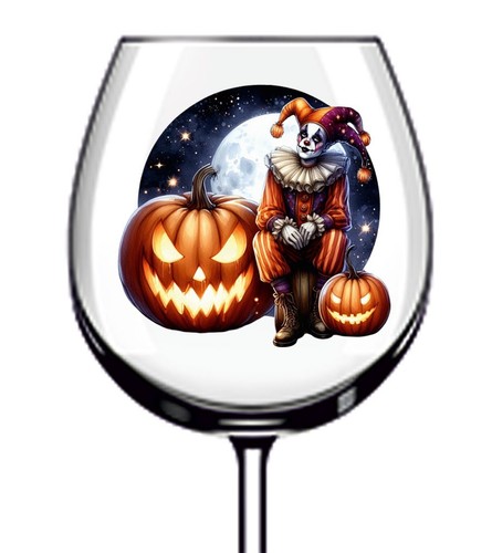 12x bunte halloween clown - 12x,