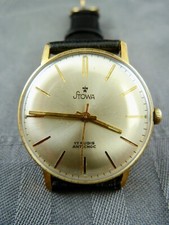 Armbanduhr Stowa vergoldet