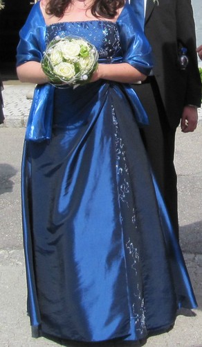 Abendkleid blau