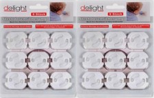 18x Steckdosenschutz Steckdosensicherung Kindersicherung Drehmechanik 