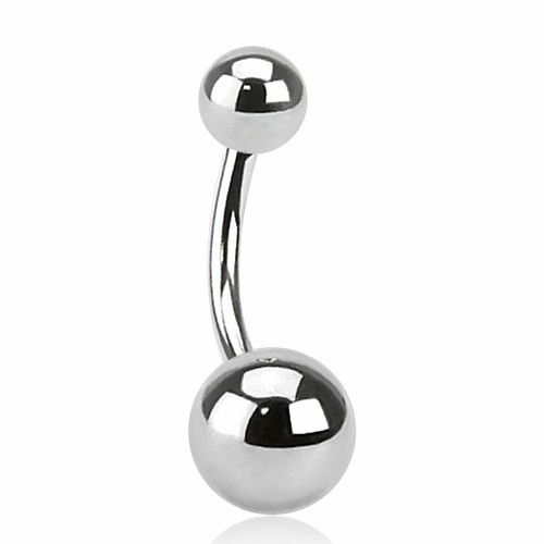 Bauchnabelpiercing schlicht