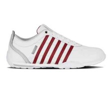 K-Swiss ARVEE 1.5 Herren Weiß Sneakers Echtleder Sportschuhe Alltag 02453-174-M
