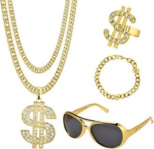 4 Stück Zuhälter Kostüm