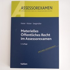 Materielles Öffentliches Recht im Assessorexamen