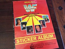 WWF Sticker Album  [Sammelalbum] [MERLIN] viele Bilder fehlen Hulk Hogan etc