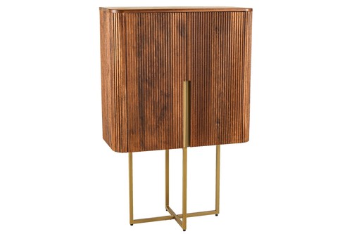 Highboard mangoholz metall - highboard, 80