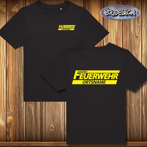 Jugend feuerwehr shirt navy - jugend,