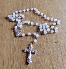 Rosenkranz aus glasperlen - rosenkranz,