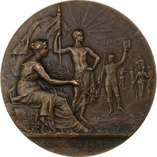 Frankreich, Medaille, Concours