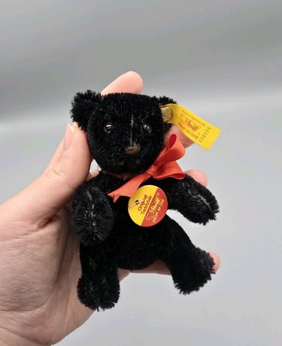 Steiff teddy bär schwarz - teddy,