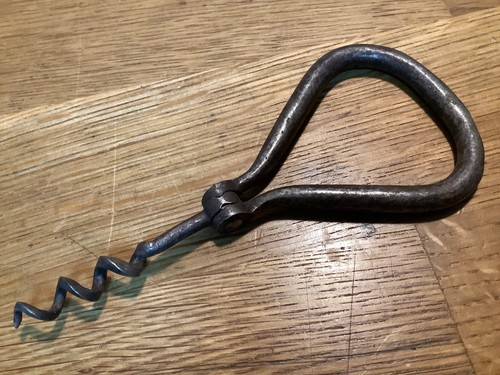 Antik korkenzieher eisen mit - korkenzieher,