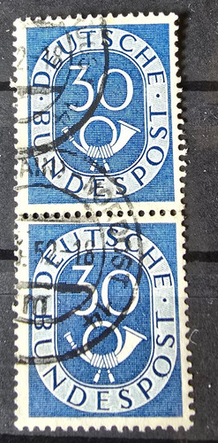 Brd deutschland posthorn - brd, /