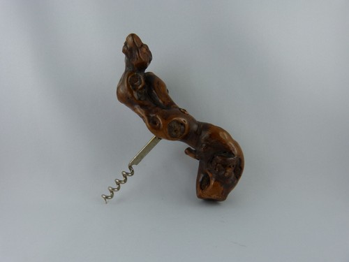 Korkenzieher wurzelholz 15cm - korkenzieher,