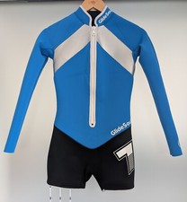 *Guter Zustand*, Neopren-Anzug von Glide Soul, Größe M, Schwarz/Blau/Silber