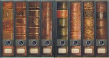 8 Ordnerrücken Bücher 1 -8