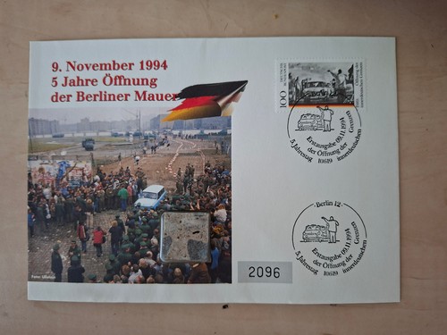 Erstagsbrief jahre mauerfall - erstagsbrief,