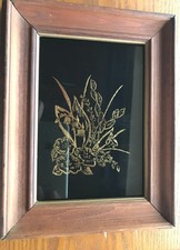 Blattgold Hinterglasbild