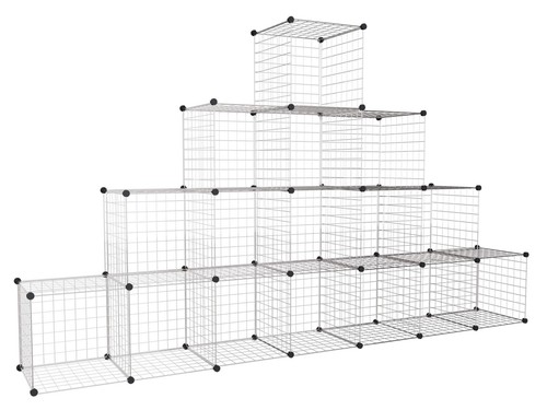 Drahtwürfel regalsystem - drahtwürfel, 16