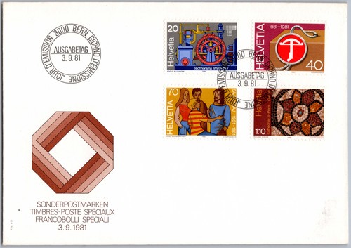 Schweiz fdc bern 1981 - schweiz,