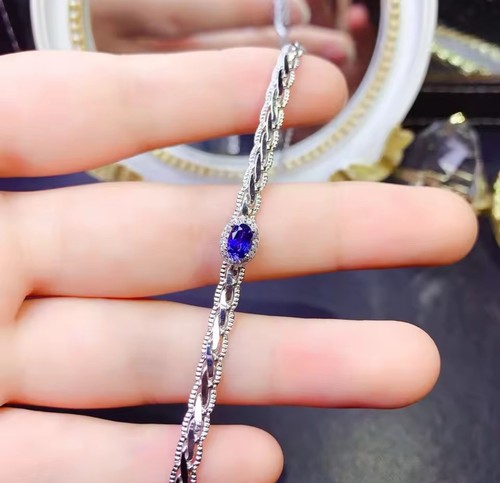 Natürliches saphir armband - natürliches, saphir‑armband