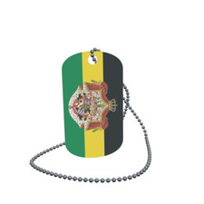 Dog Tag Flagge Herzogtum Sachsen-Weimar-Eisenach Erkennungsmarke Alu 30 x 50 mm