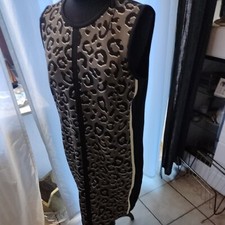 Marc Cain Etui Kleid Braun Schwarz Neu Ohne Etikett Body Con. gr 6 