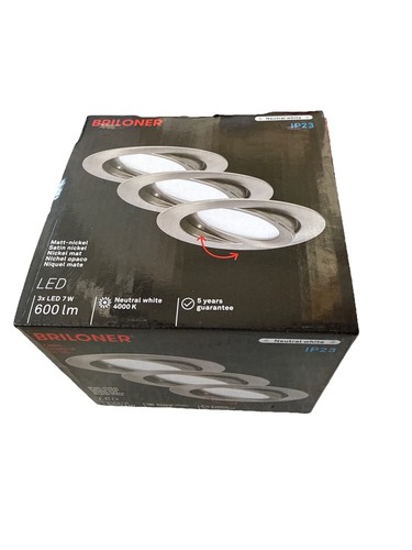 Briloner flat led - 3x, flat-in