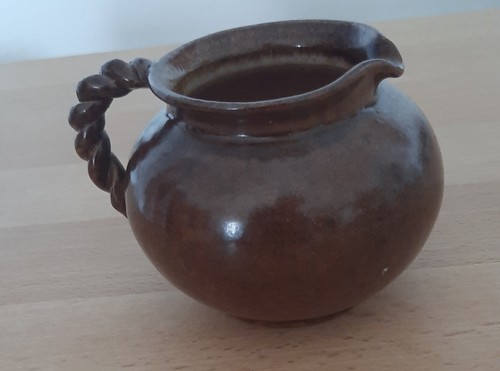 Keramikkrug braun klein - -,