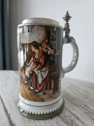 Bierkrug aus porzellan - aus, mit
