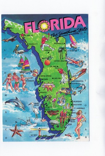 Ansichtskarte florida usa - florida, /