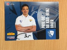 Dr. Kal-Heinz Bauer VfL Bochum Autogrammkarte original signiert #47056