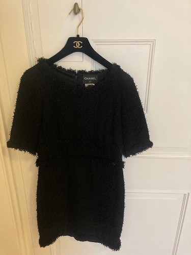 Chanel kleid schwarz - kleid, gr.38