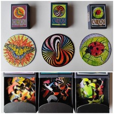 Puzzle Curiosi Picoli 3 Stück Schmetterling Marienkäfer Kreis Schachtel + Beutel