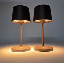 LED Leuchte Tischlampe Professional CAURO 2 PCS, 25cm, USB, wasserdicht, braun,N