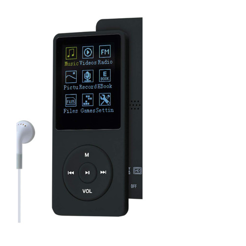 Mp3 player 8gb schwarz 2000 - mp3,