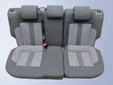 original Rücksitzbank komplett incl Kopfstützen Stoff grau VW Polo 6C