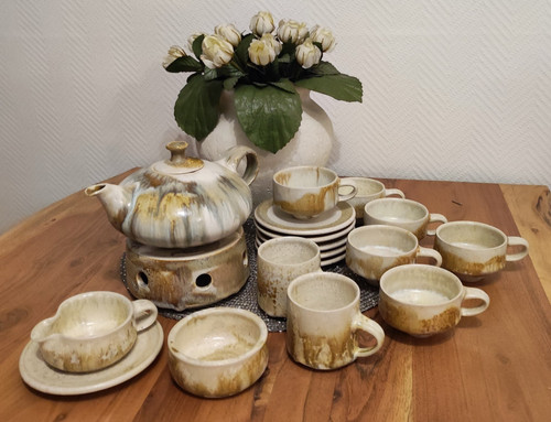 Teekanne mit stövchen - teekanne,