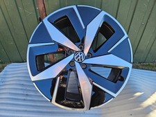 1x Alufelge 20 Zoll 8.0" 5x112 45ET Glanz Schwarz 11A601025G VW Rim Wheel