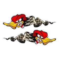 Ente Race Aufkleber Sticker