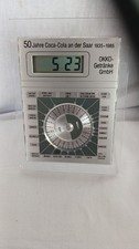 50 Jahre Coca Cola Saar Weltuhr 1935-1985 OKKO Getränke