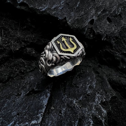 Ring dreizack gabel - ring,