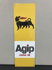 Agip  advertising garage sign