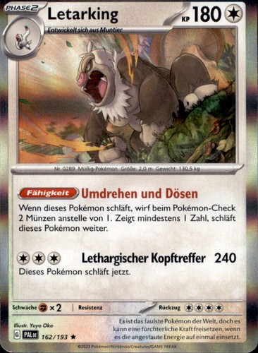 Pokemon 162 193 letarking - pokemon, 162/193